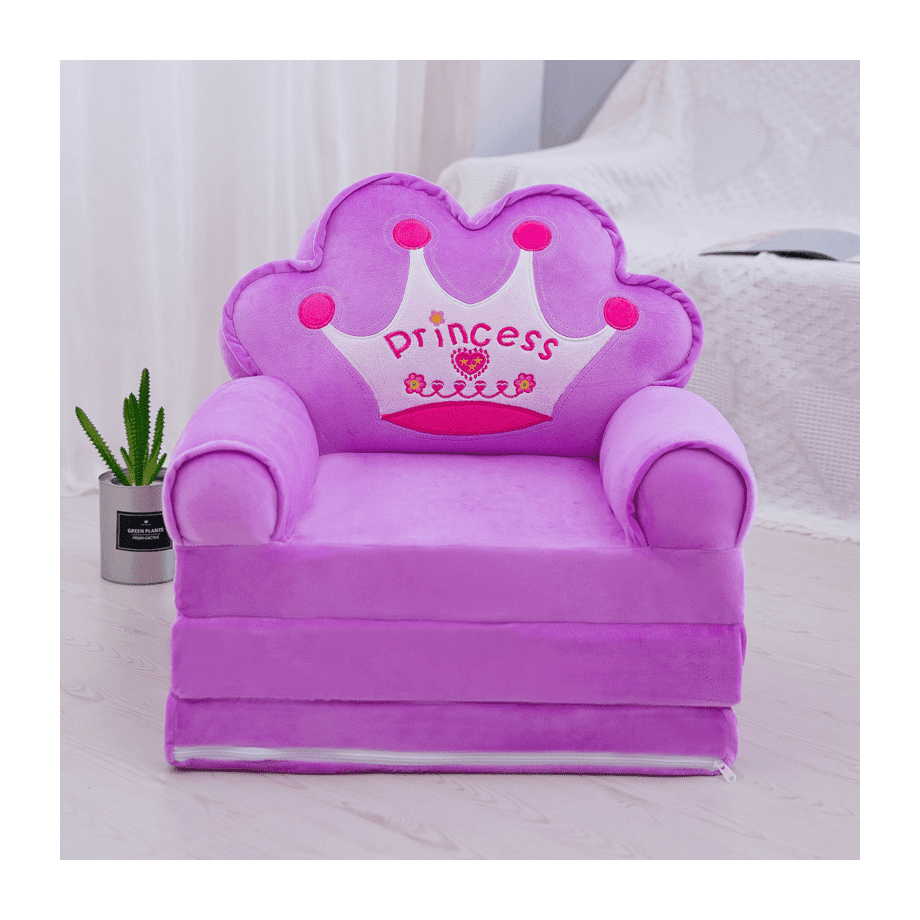 foteljica za decu purple princess 4k u ljubičastoj boji