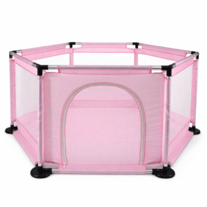prenosiva ogradica za decu roze boje
