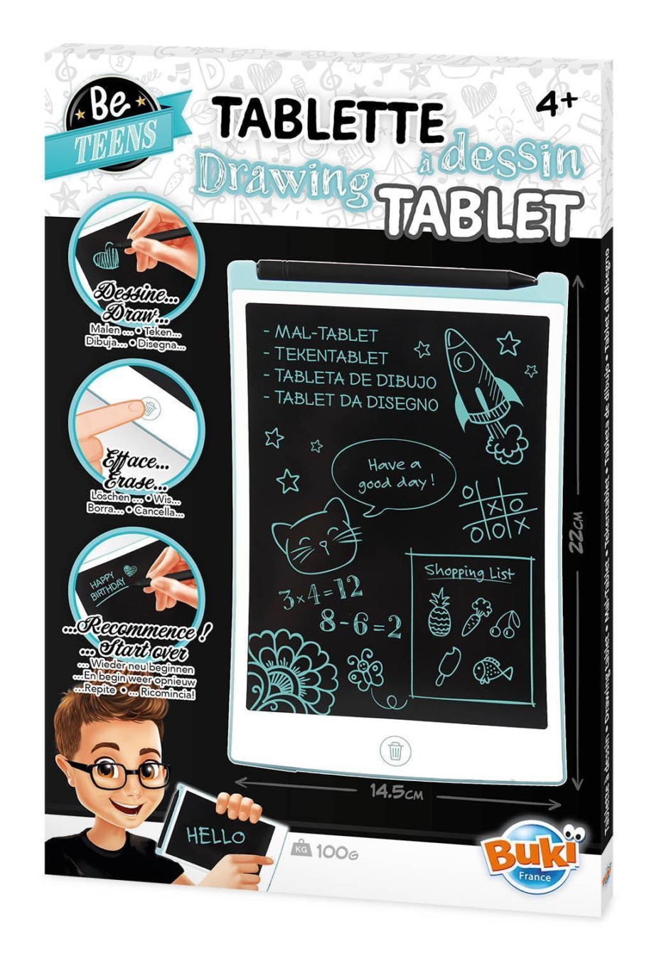 Tablet za crtanje Buki — LCD tablica sa olovkom i dugmetom za brisanje