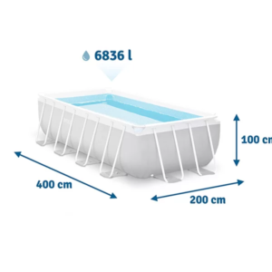 Porodični bazen za dvorište Prism Frame Intex 4x2x1 - Slika 2