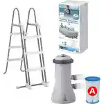 Porodični bazen za dvorište Prism Frame Intex 4x2x1 - Slika 3