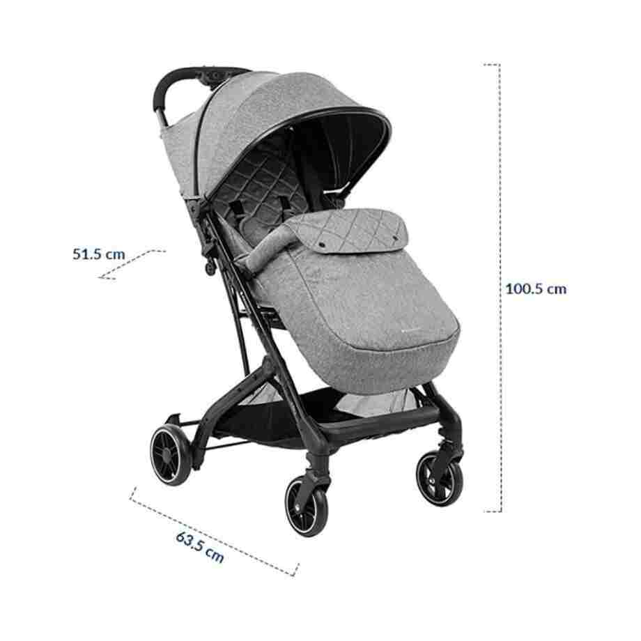 Kišobran kolica MILEY dark grey