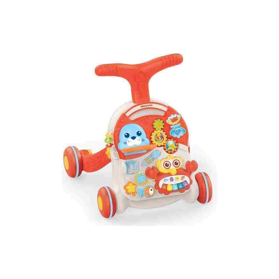 KIKKA BOO Guralica WOBBLE FUN 2in1 orange