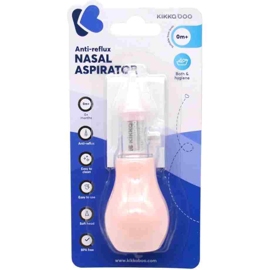 Nazalni aspirator anti-reflux pink KIKKA BOO Aspirator-za-nos-ZA-BEBE-I-DECU