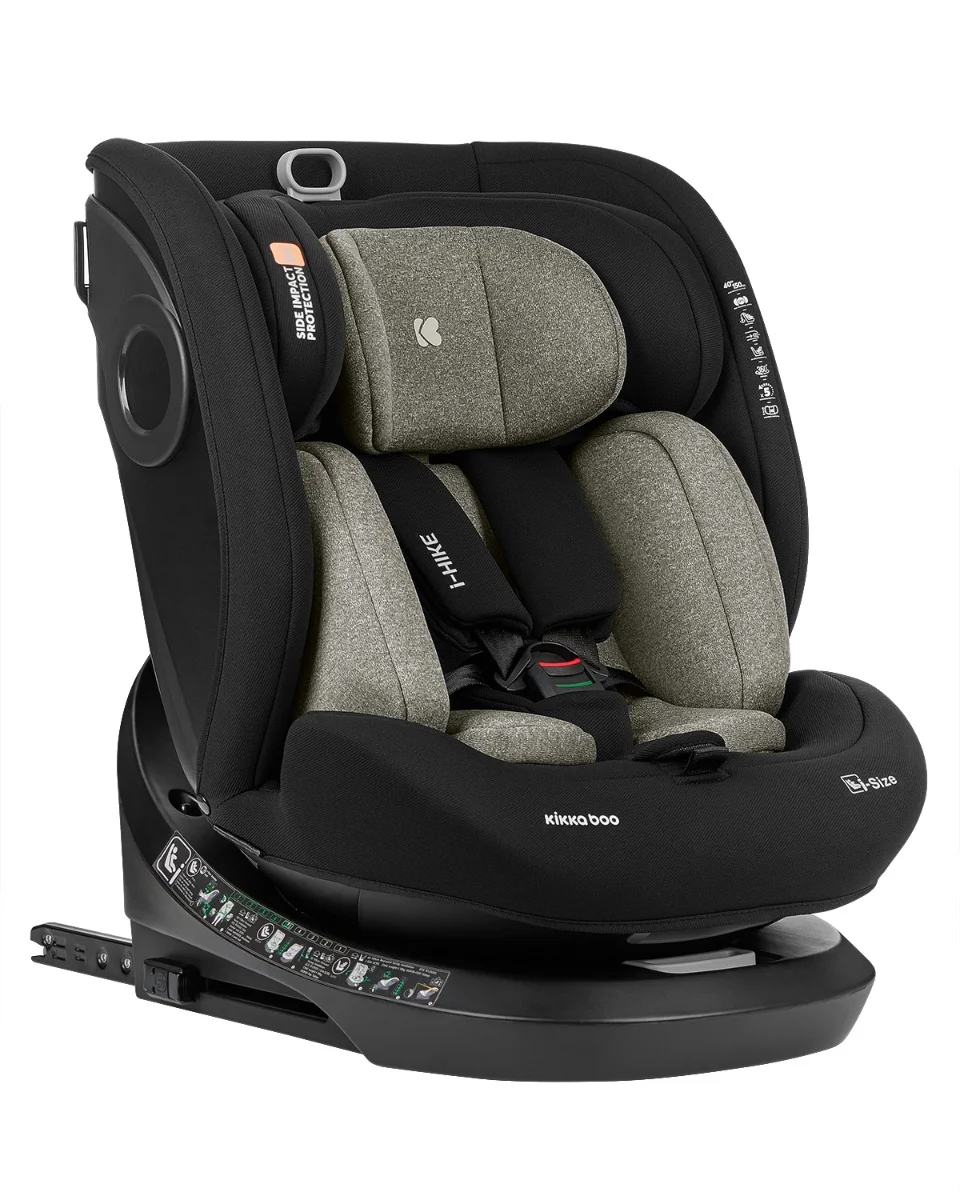 Autosedište 40-150 cm I-HIKE I-SIZE ISOFIX army green