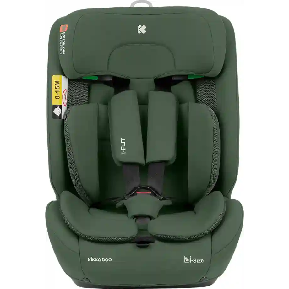 Autosedište 76-150 cm I-FLIT I-SIZE ISOFIX army green
