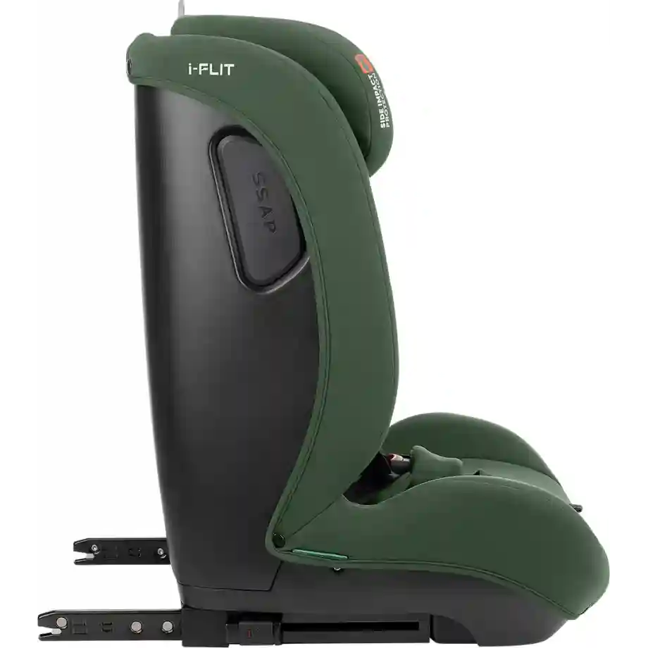 Autosedište 76-150 cm I-FLIT I-SIZE ISOFIX army green