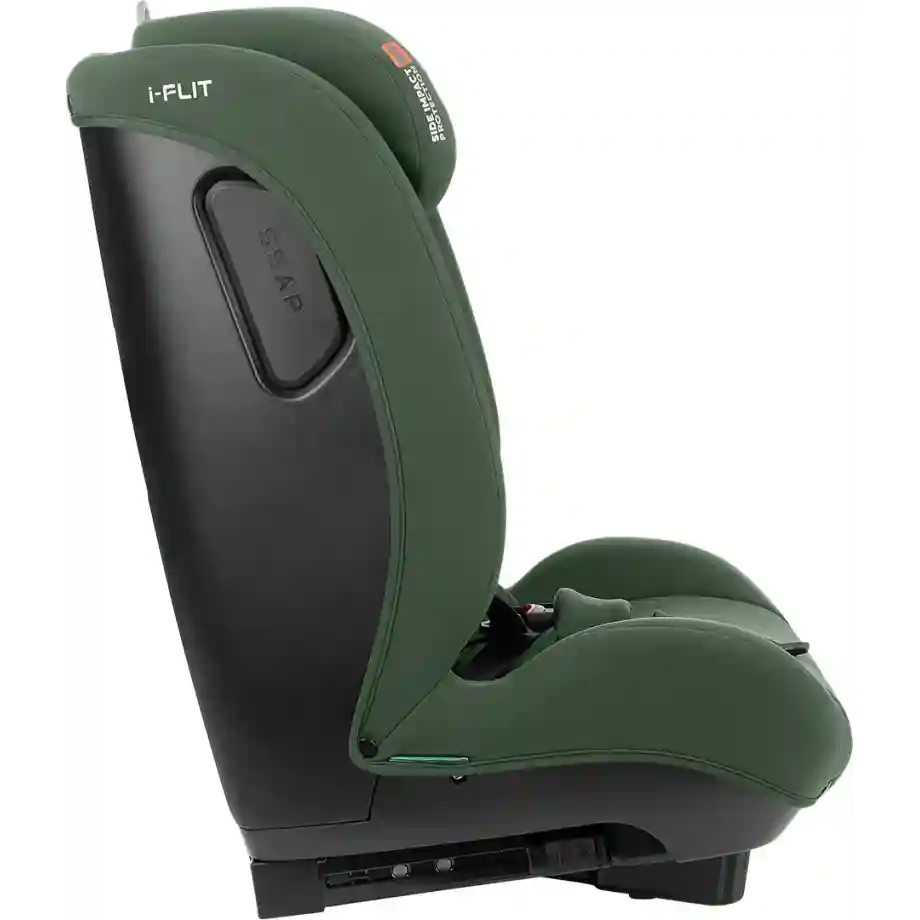 Autosedište 76-150 cm I-FLIT I-SIZE ISOFIX army green