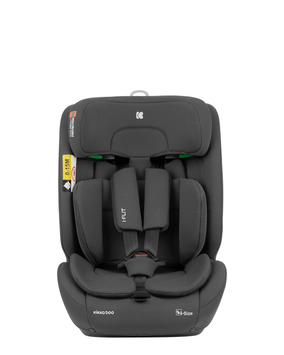 Autosedište 76-150 cm I-FLIT I-SIZE ISOFIX dark grey