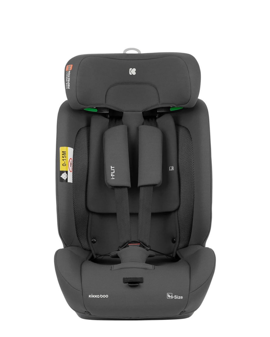 Autosedište 76-150 cm I-FLIT I-SIZE ISOFIX dark grey