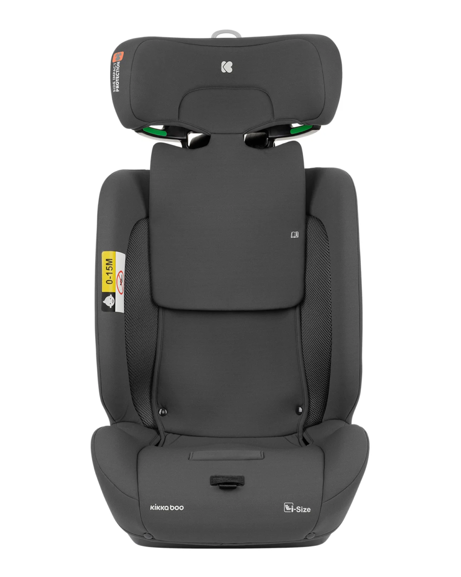 Autosedište 76-150 cm I-FLIT I-SIZE ISOFIX dark grey