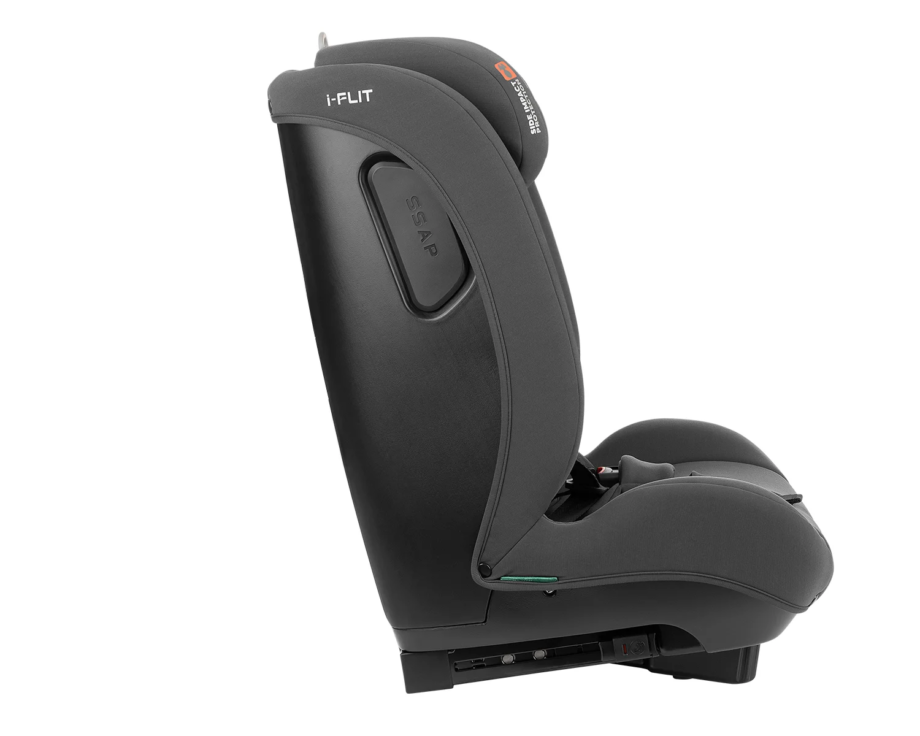 Autosedište 76-150 cm I-FLIT I-SIZE ISOFIX dark grey