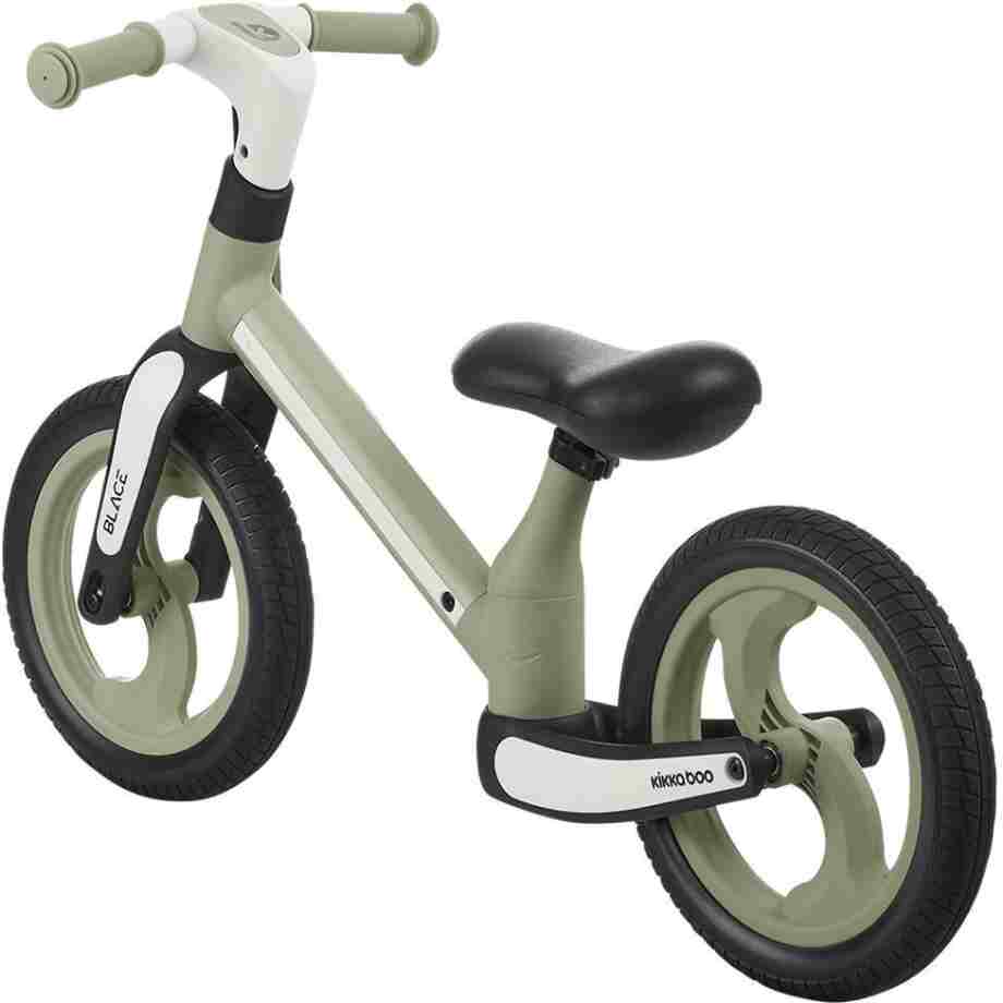 KIKKA BOO Sklopivi balance bike BLACE army green