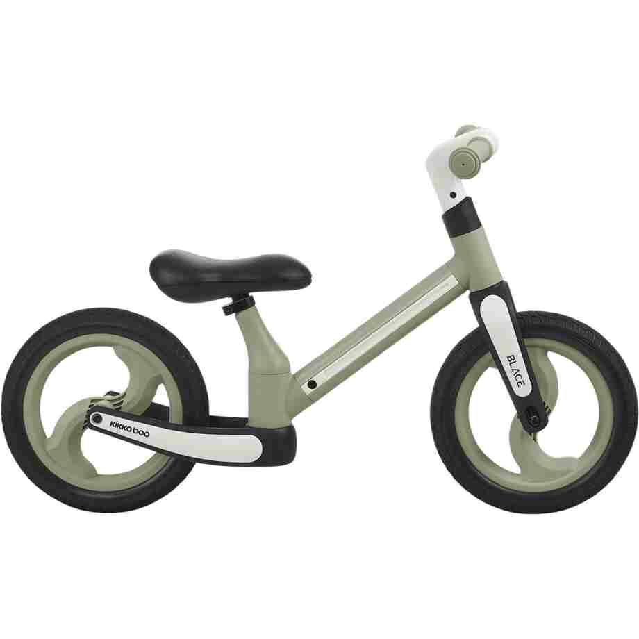KIKKA BOO Sklopivi balance bike BLACE army green