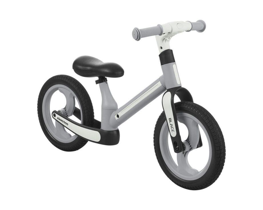 KIKKA BOO Sklopivi balance bike BLACE grey
