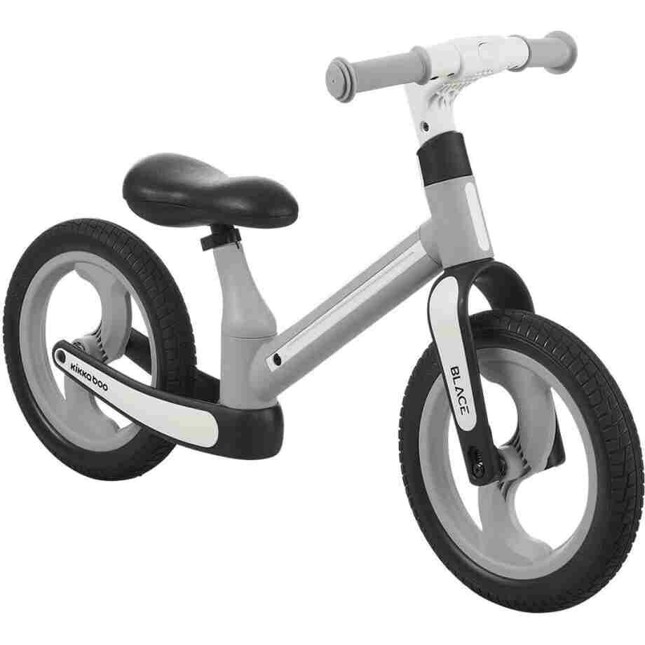 KIKKA BOO Sklopivi balance bike BLACE grey