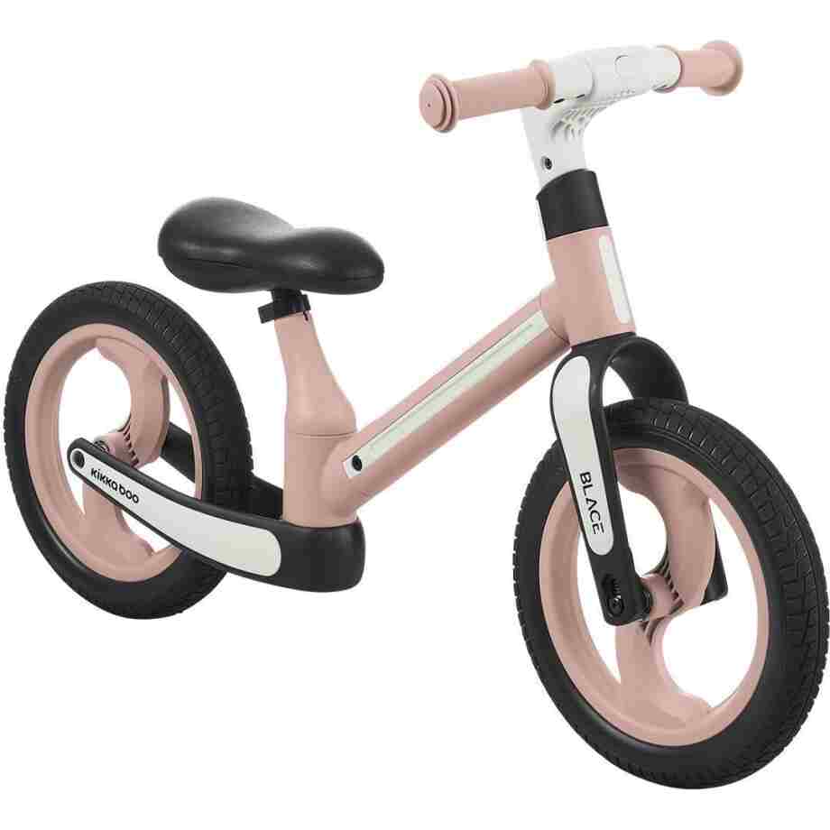 KIKKA BOO Sklopivi balance bike BLACE pink