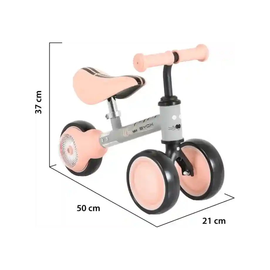 Byox Mini Balance Bike Wee – Pink balans bicikla za godinu dana , balans bicikla za decu , balans bicikla do 20 kg