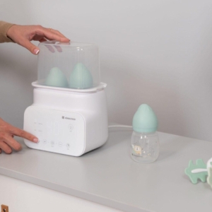 KIKKA BOO Dvostruki grejač za flašice sa sterilizatorom 4in1 HANDY mint Dvostruki-grejac-za-flasice-sa-sterilizatorom-4in1-Handy-mint-za-bebe-flasice-kasice