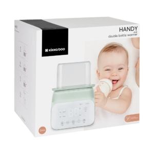 KIKKA BOO Dvostruki grejač za flašice sa sterilizatorom 4in1 HANDY mint Dvostruki-grejac-za-flasice-sa-sterilizatorom-4in1-Handy-mint-za-bebe-flasice-kasice