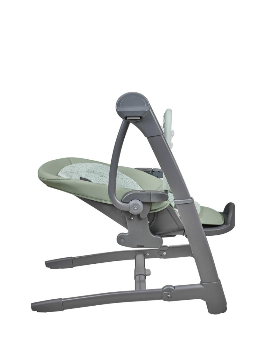 KIKKA BOO Električna ljuljaška i stolica za hranjenje PRIMA 3in1 mint