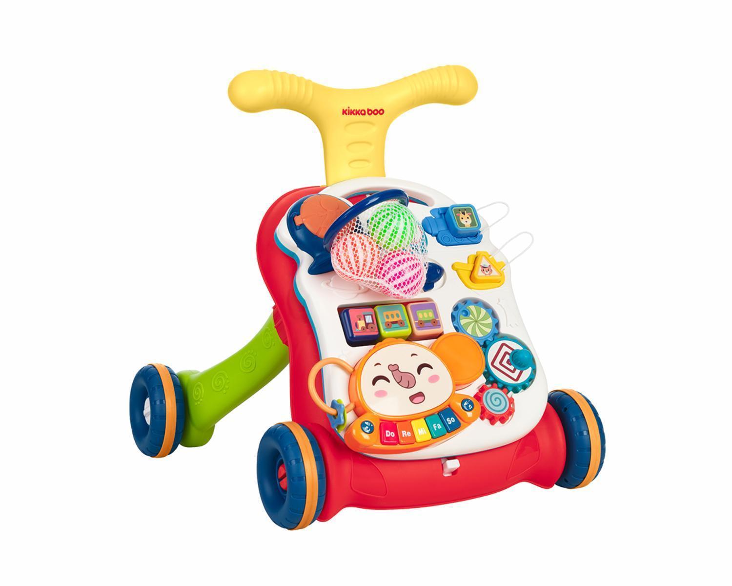 KIKKA BOO Guralica/Hodalica PLAY & GROW 2in1 red KIKKA BOO Guralica/Hodalica PLAY & GROW 2in1 red