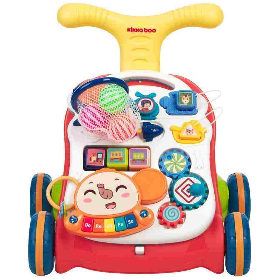 KIKKA BOO Guralica/Hodalica PLAY & GROW 2in1 red Hodalica PLAY GROW 2in1 red2 1