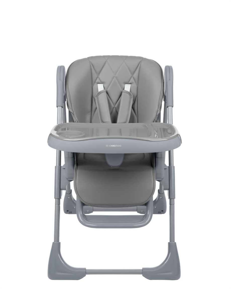 KIKKA BOO Hranilica COMFY PLUS grey kikka boo hranilica comfy plus grey višepoložajna stolica za hranjenje beba