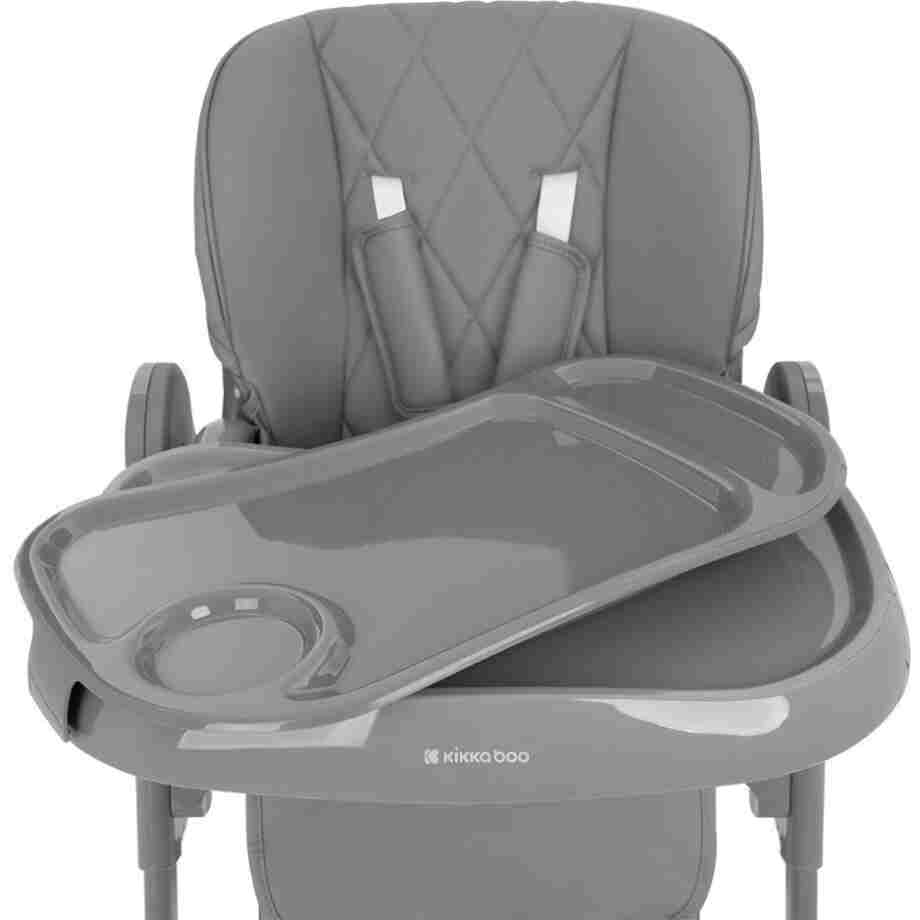 KIKKA BOO Hranilica COMFY grey kikka boo hranilica comfy grey višepoložajna hranilica za bebe