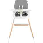 KIKKA BOO Hranilica MODO 2in1 grey - Slika 3