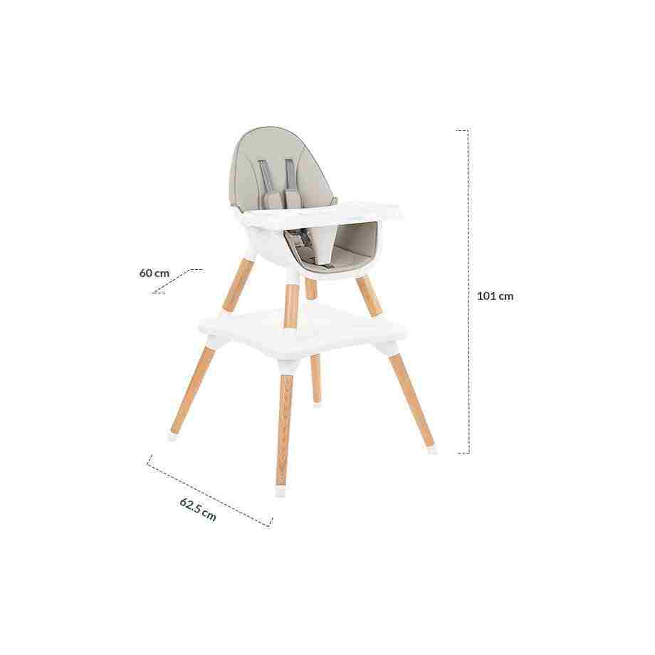 KIKKA BOO Hranilica MULTI 3in1 light grey KIKKA BOO Hranilica MULTI 3in1 light grey