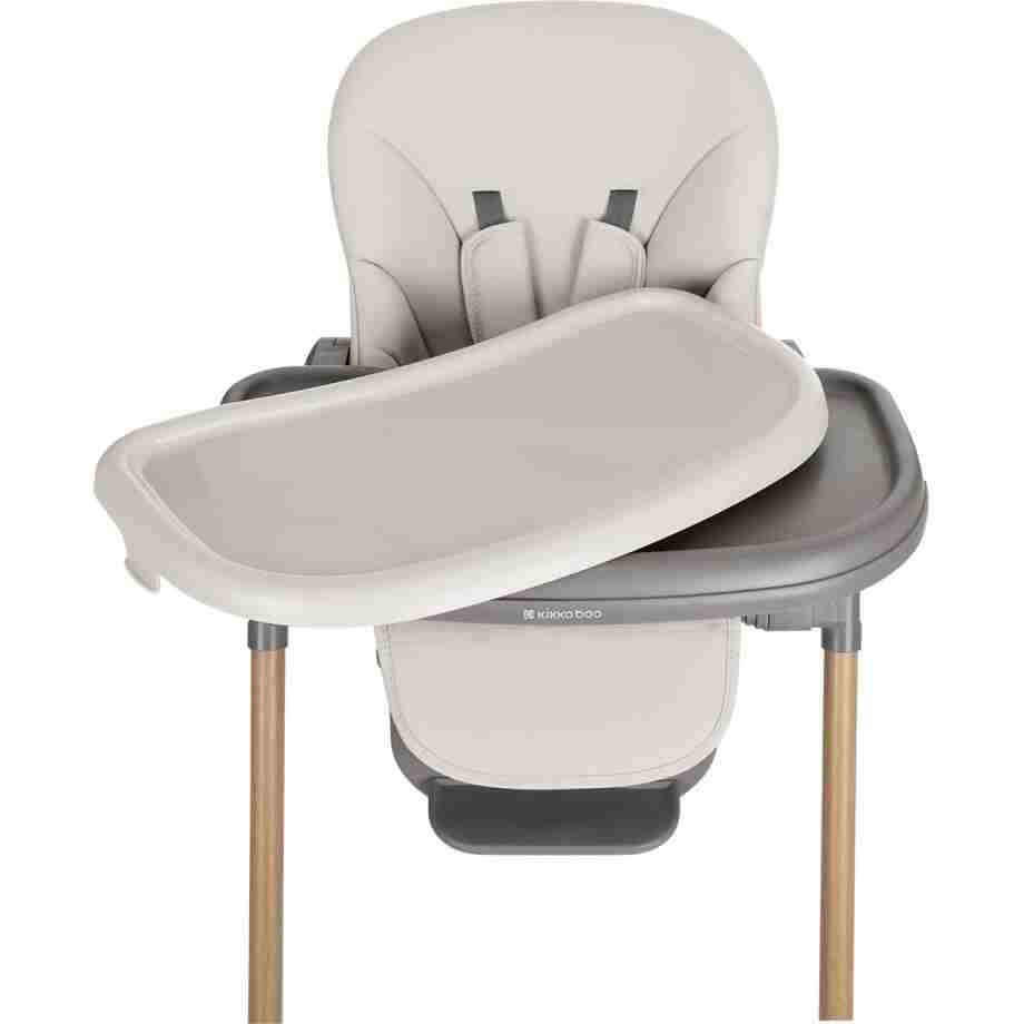 kikka boo hranilica olive wood dekor beige za decu tekstura materijala