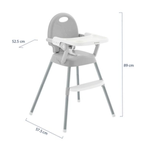 KIKKA BOO Hranilica SPOONY 3in1 grey - Slika 8