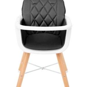 KIKKA BOO Hranilica WOODY 2in1 black - Slika 5