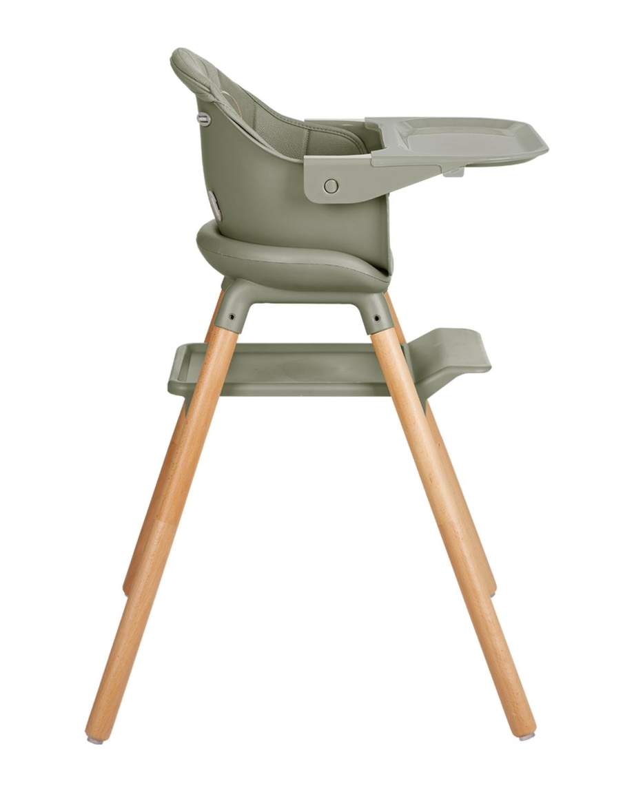 KIKKA BOO Hranilica WOODY 6in1 army green