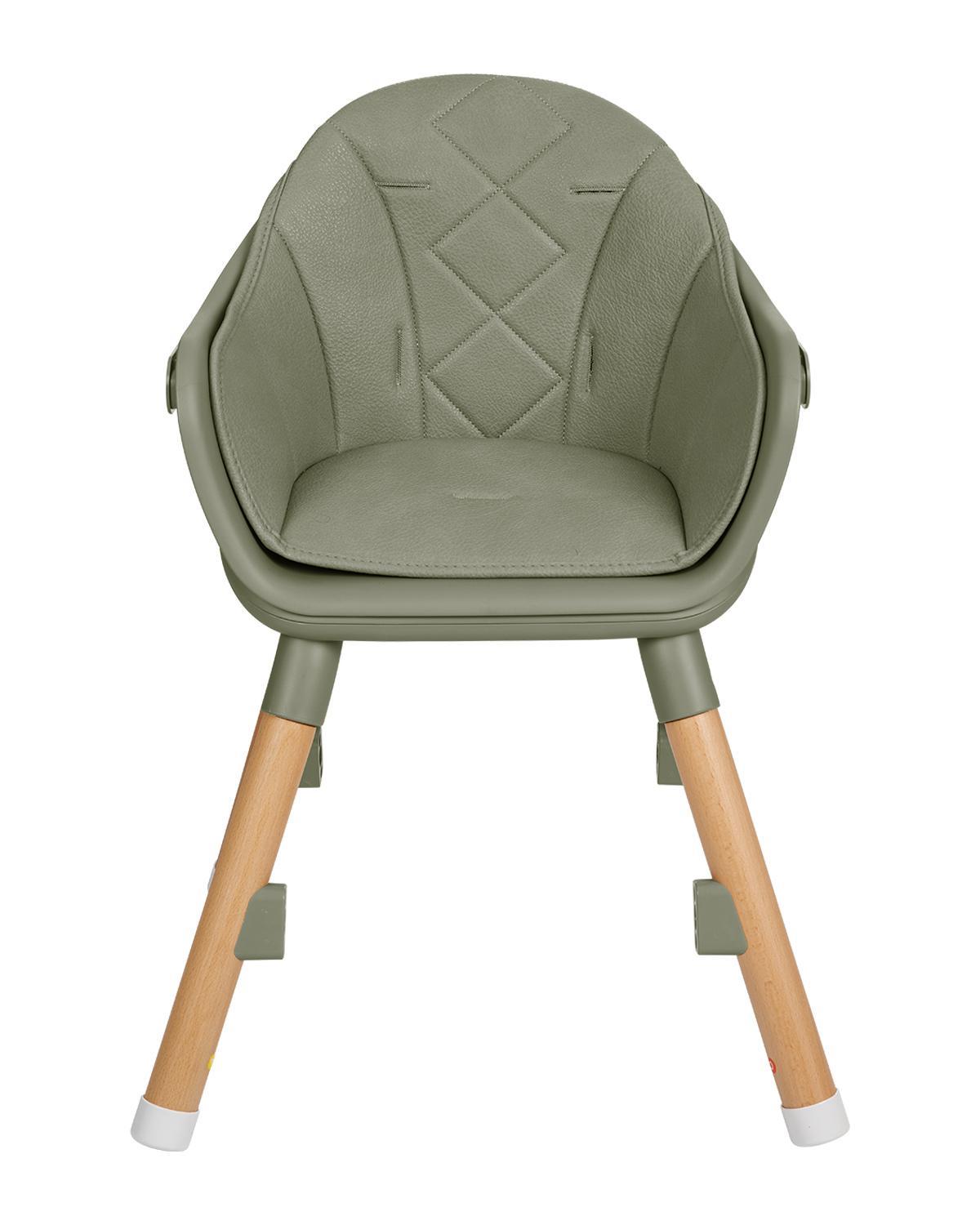 KIKKA BOO Hranilica WOODY 6in1 army green