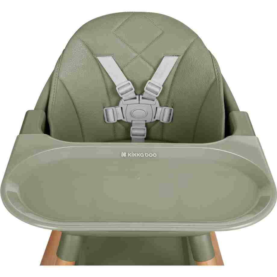 KIKKA BOO Hranilica WOODY 6in1 army green