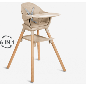 KIKKA BOO Hranilica WOODY 6in1 beige