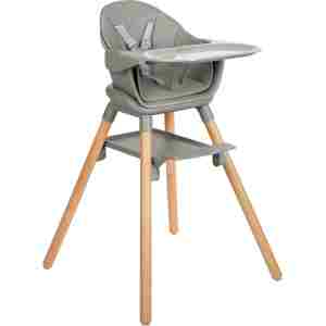 KIKKA BOO Hranilica WOODY 6in1 grey - Slika 11