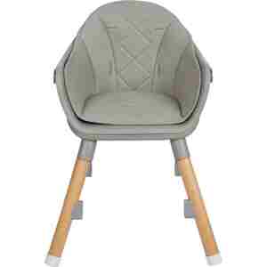 KIKKA BOO Hranilica WOODY 6in1 grey - Slika 5