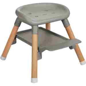 KIKKA BOO Hranilica WOODY 6in1 grey - Slika 6