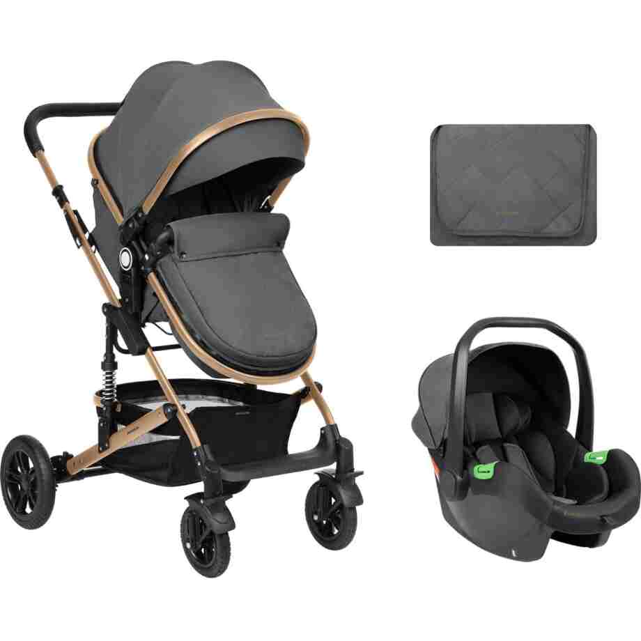 Kolica AMAIA premium set 2in1 sa I-SIZE autosedištem dark grey