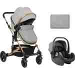 Kolica AMAIA premium set 2in1 sa I-SIZE autosedištem light grey Kolica AMAIA premium set 2in1 sa I-SIZE autosedištem light grey