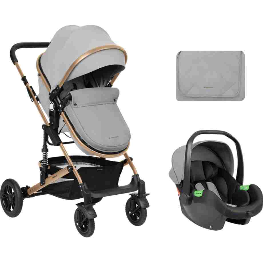 Kolica AMAIA premium set 2in1 sa I-SIZE autosedištem light grey