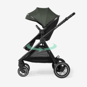 KIKKA BOO Kolica AVA 3in1 set sa I-SIZE autosedištem i tvrdom korpom army green - Slika 18