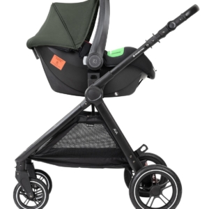 KIKKA BOO Kolica AVA 3in1 set sa I-SIZE autosedištem i tvrdom korpom army green - Slika 10