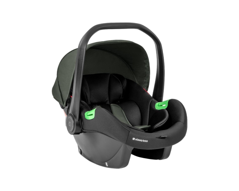 KIKKA BOO Kolica AVA 3in1 set sa I-SIZE autosedištem i tvrdom korpom army green
