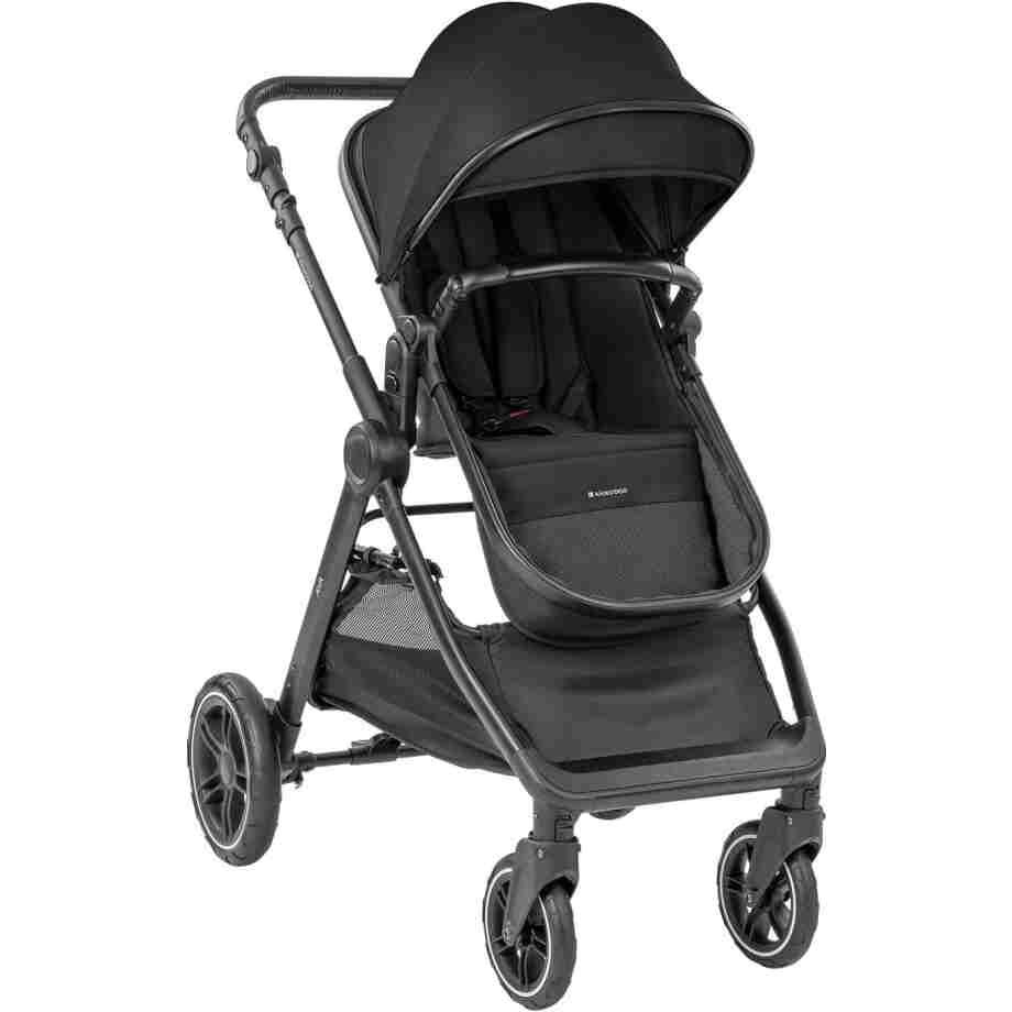 Kolica AVA black set 3in1 sa I SIZE autosedistem i tvrdom korpom3