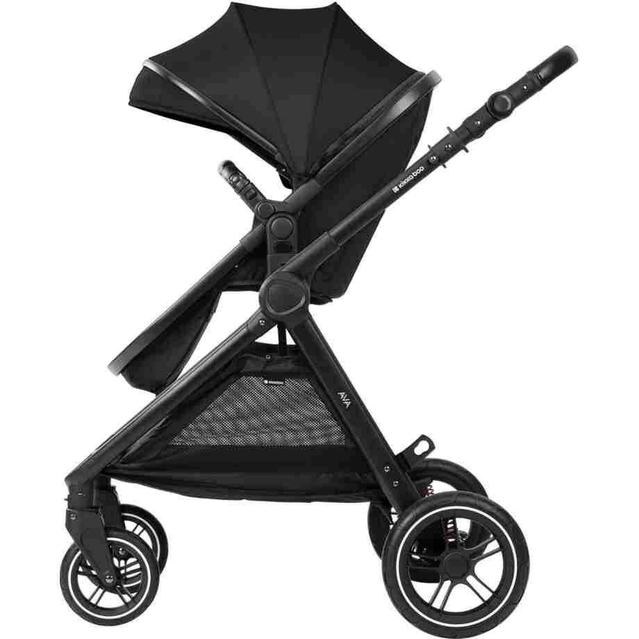 Kolica AVA black set 3in1 sa I SIZE autosedistem i tvrdom korpom6