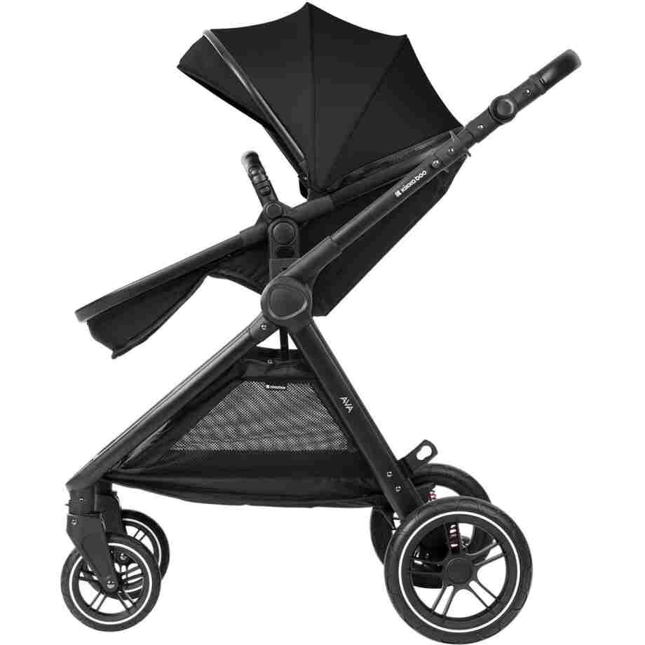 Kolica AVA black set 3in1 sa I SIZE autosedistem i tvrdom korpom7